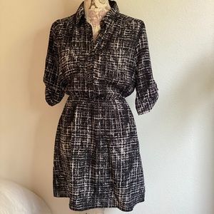 Black and white dress